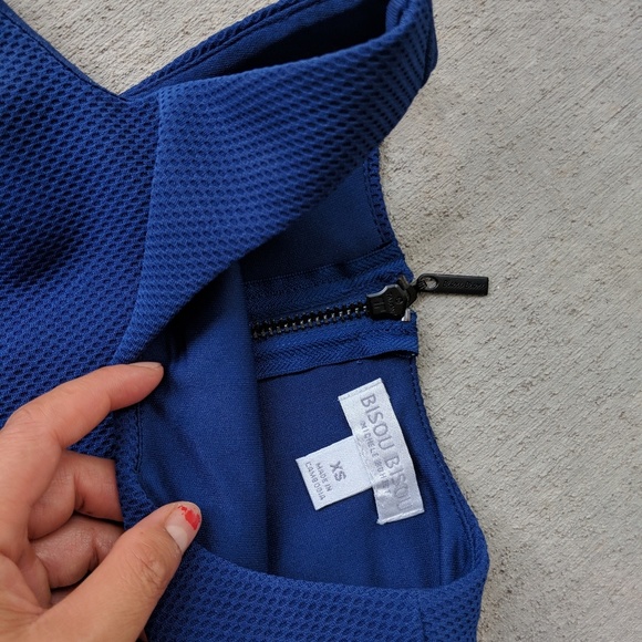 Crop Top -Navy Blue - Picture 4 of 6